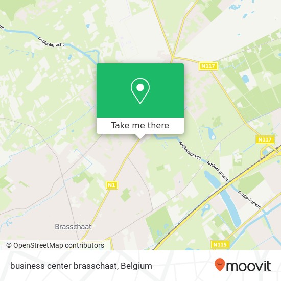 business center brasschaat map