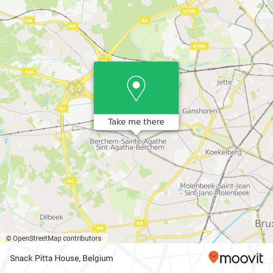 Snack Pitta House map