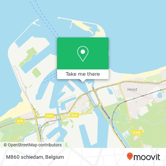 M860 schiedam map