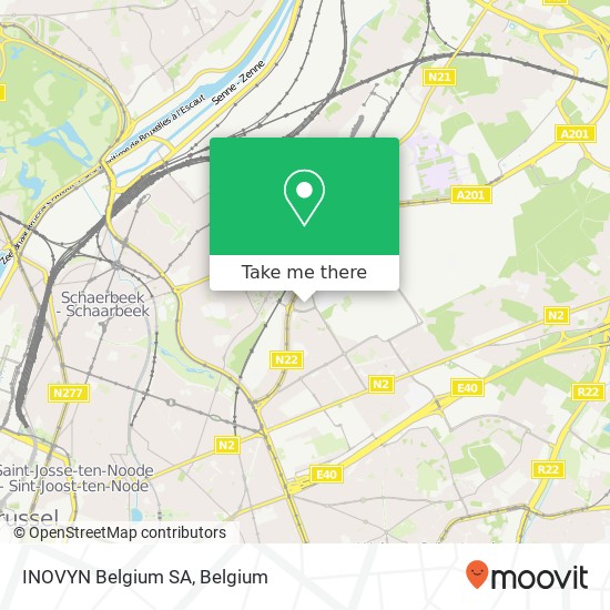 INOVYN Belgium SA map