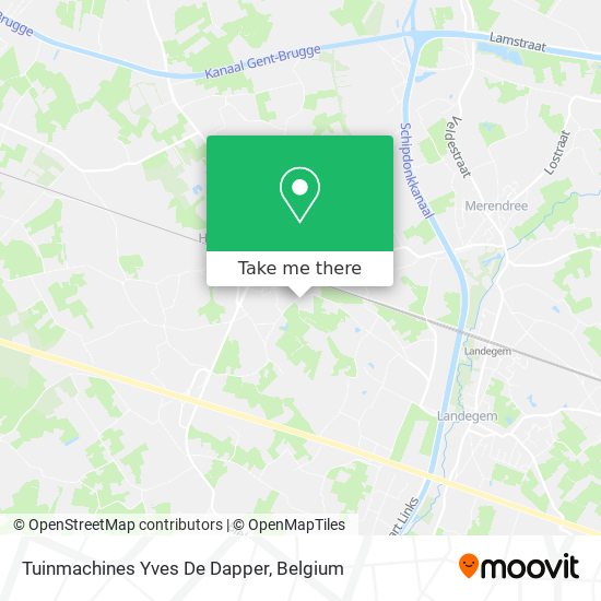 Tuinmachines Yves De Dapper map