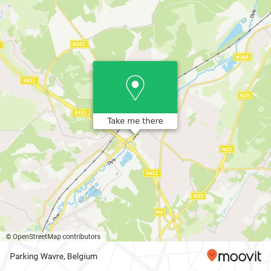 Parking Wavre map