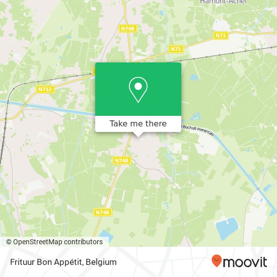 Frituur Bon Appétit map