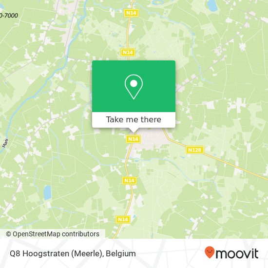 Q8 Hoogstraten (Meerle) map