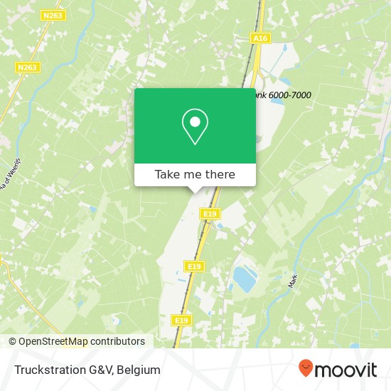 Truckstration G&V map