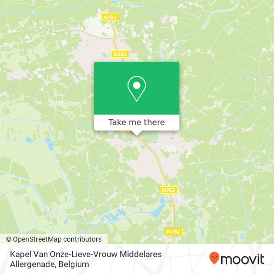 Kapel Van Onze-Lieve-Vrouw Middelares Allergenade map