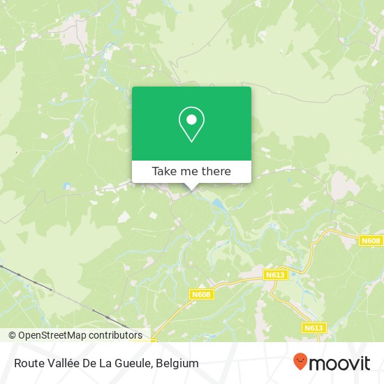 Route Vallée De La Gueule plan
