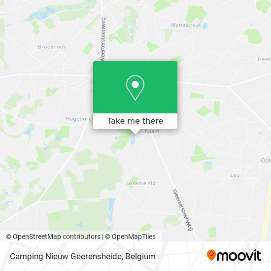 Camping Nieuw Geerensheide map