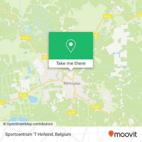 Sportcentrum 'T Hofeind map