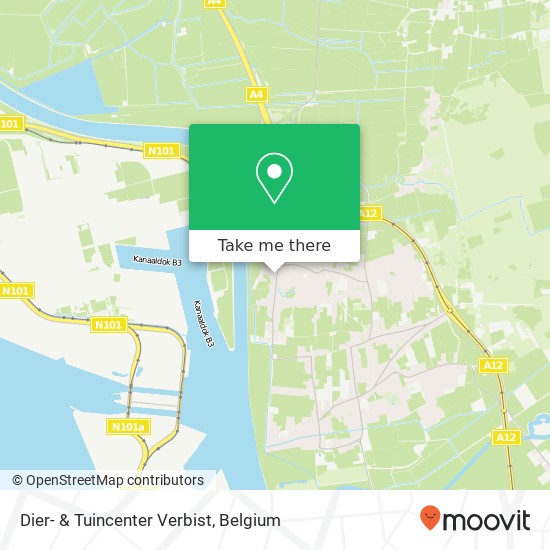 Dier- & Tuincenter Verbist map