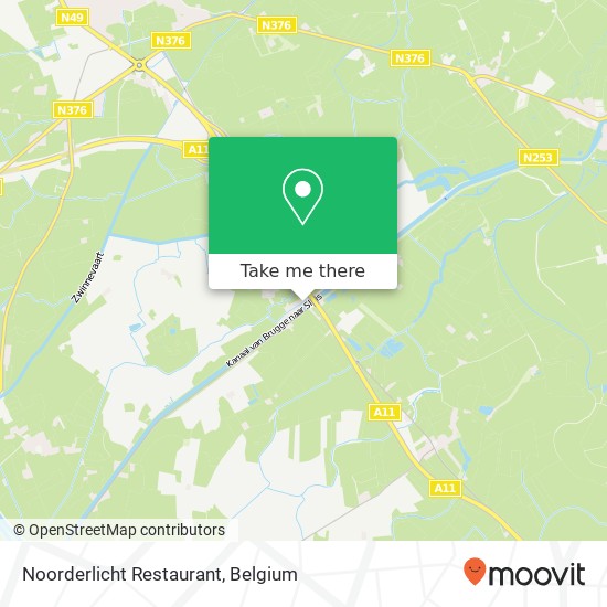 Noorderlicht Restaurant map