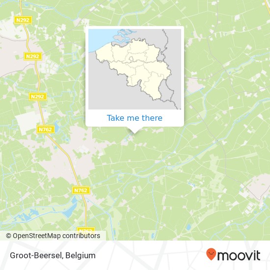 Groot-Beersel map