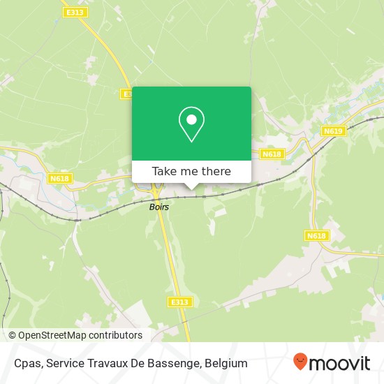 Cpas, Service Travaux De Bassenge map