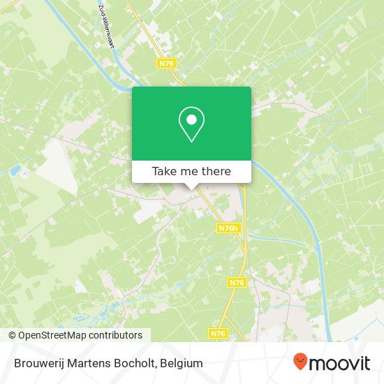 Brouwerij Martens Bocholt map