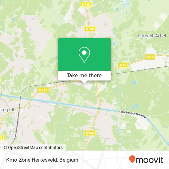 Kmo-Zone Heikesveld map