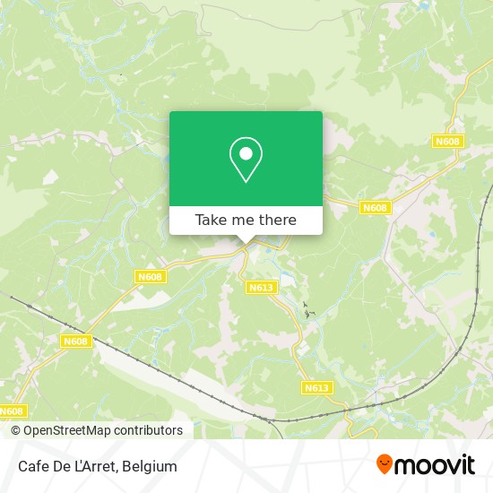 Cafe De L'Arret map