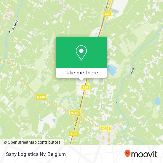Sany Logistics Nv map