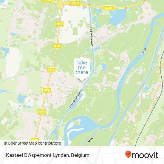 Kasteel D'Aspemont-Lynden map