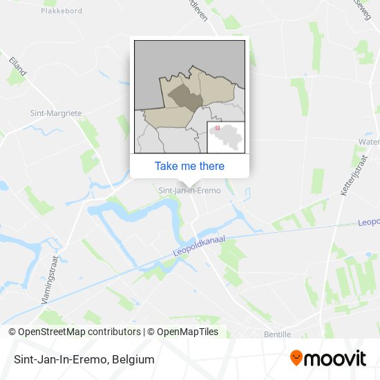 Sint-Jan-In-Eremo map
