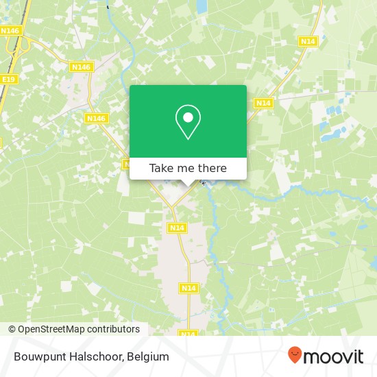 Bouwpunt Halschoor map