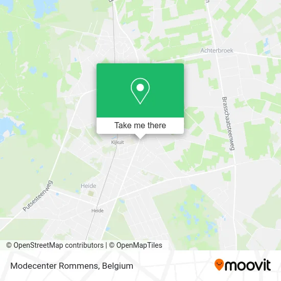 Fashion Center Rommens map