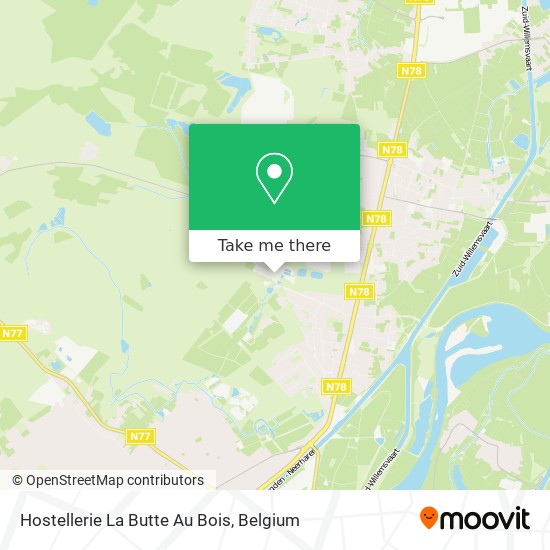 Hostellerie La Butte Au Bois map