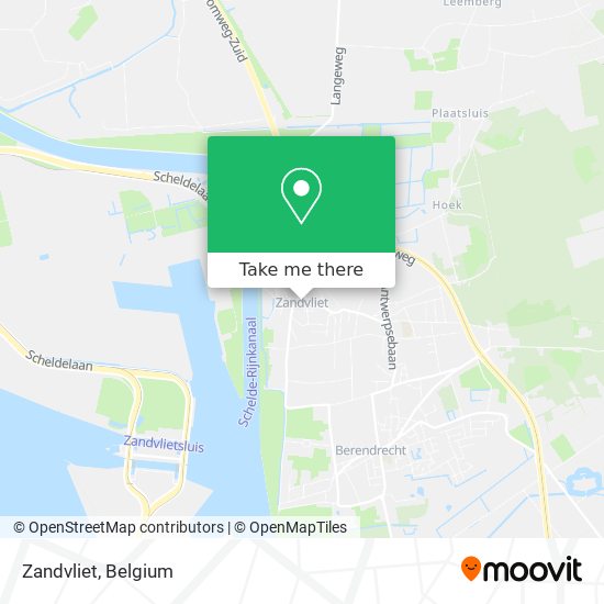 Zandvliet map