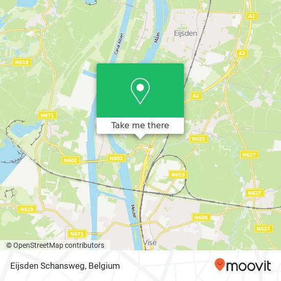 Eijsden Schansweg map