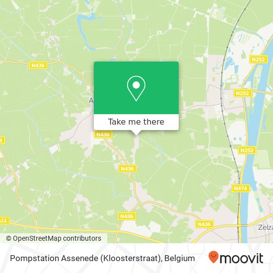 Pompstation Assenede (Kloosterstraat) map