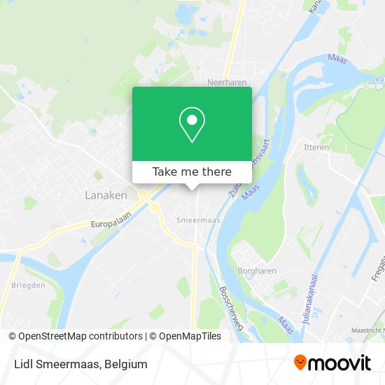 Lidl Smeermaas map