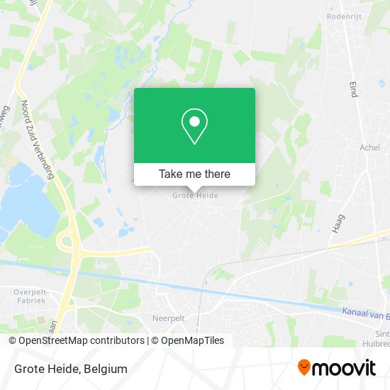 Grote Heide map