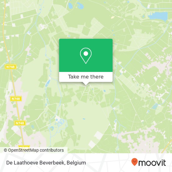 De Laathoeve Beverbeek map