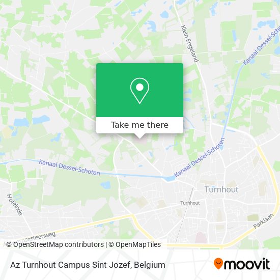 Az Turnhout Campus Sint Jozef map