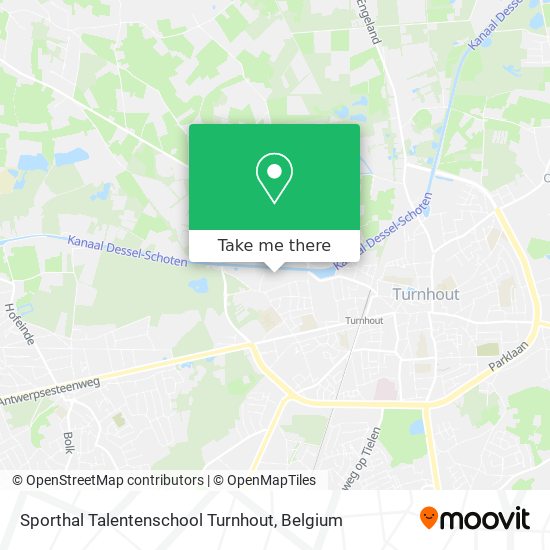 Sporthal Talentenschool Turnhout map