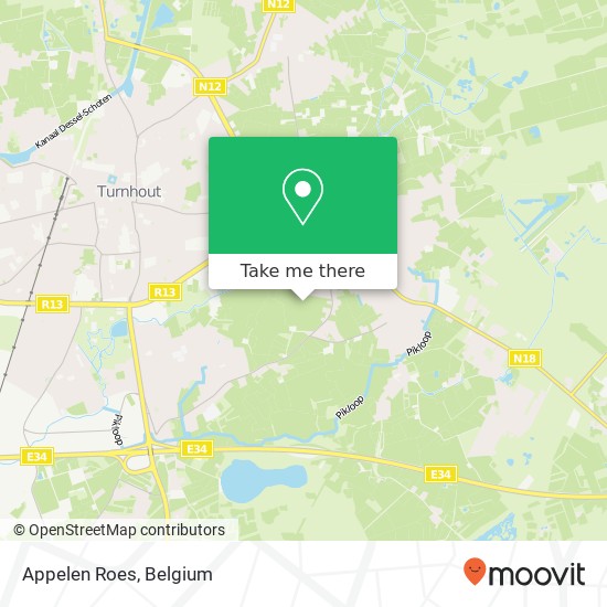 Appelen Roes map