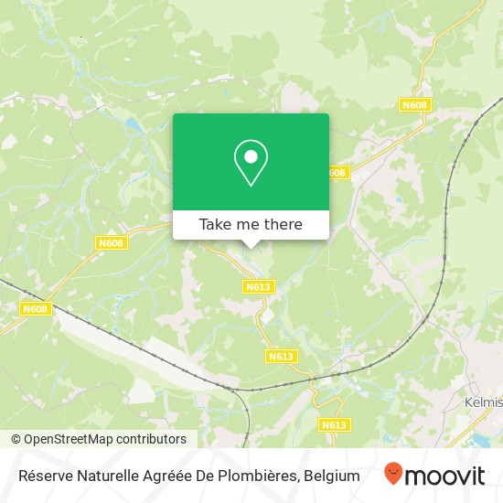 Réserve Naturelle Agréée De Plombières map