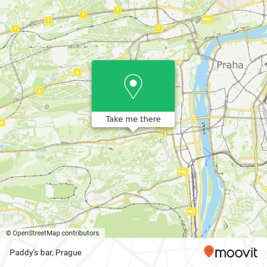 Paddy’s bar map