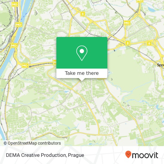 DEMA Creative Production map