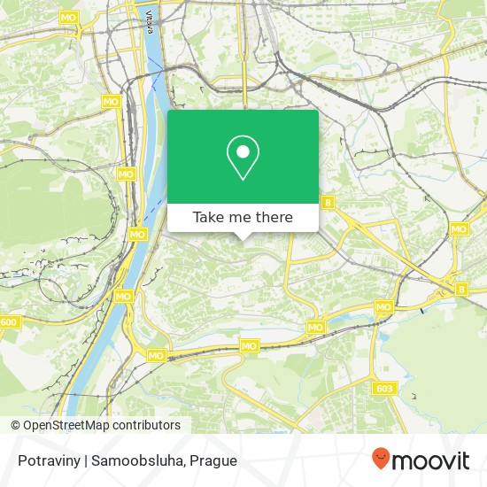 Potraviny | Samoobsluha map