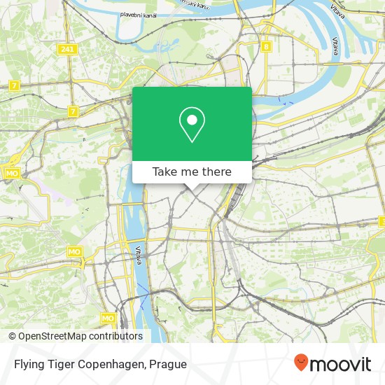 Flying Tiger Copenhagen map