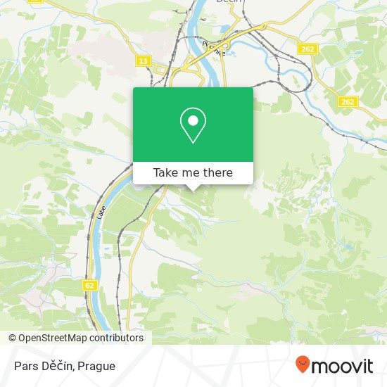 Pars Děčín map