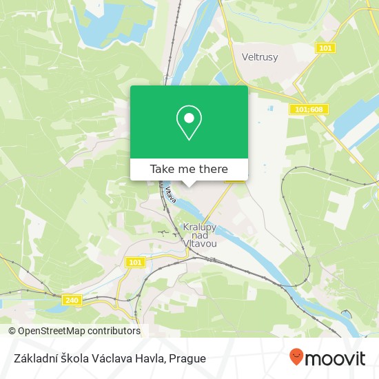 Карта Základní škola Václava Havla