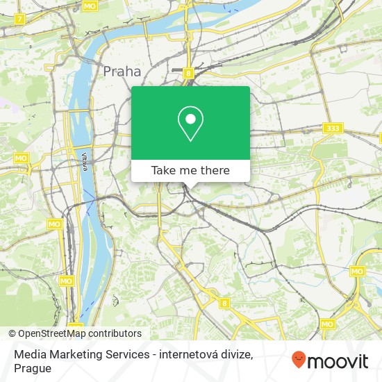 Карта Media Marketing Services - internetová divize