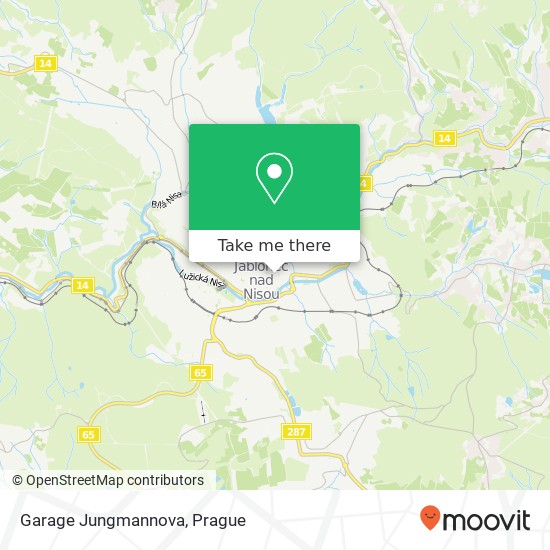 Garage Jungmannova map