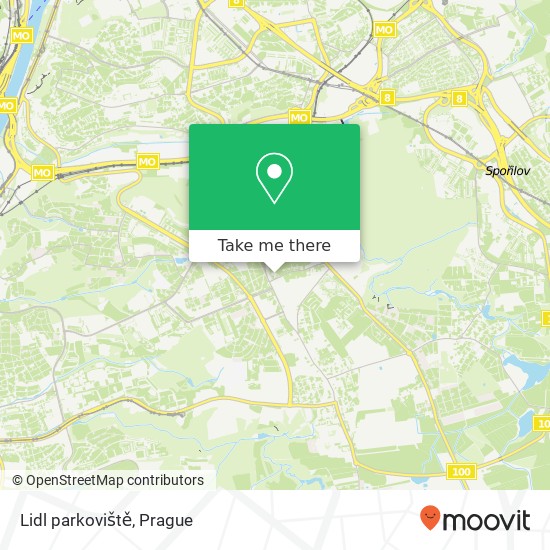 Lidl parkoviště map