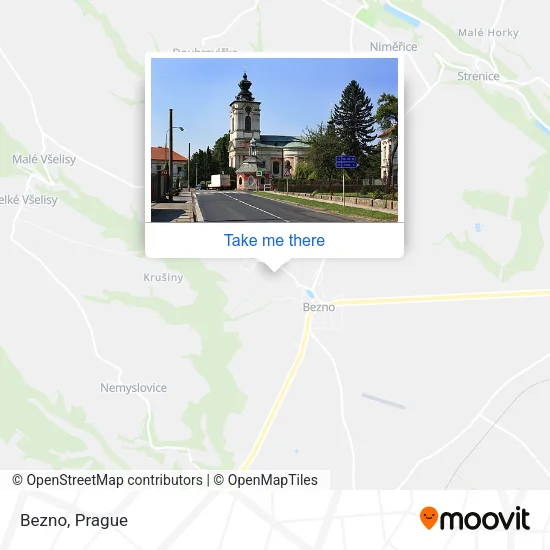 Карта Bezno