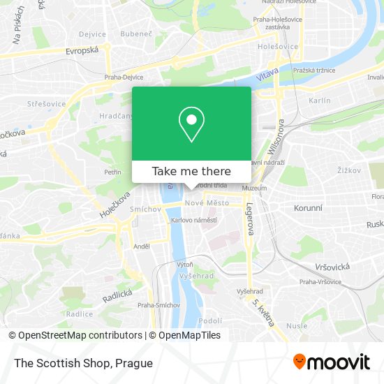 The Scottish Shop map