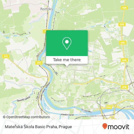 Mateřská Škola Basic Praha map