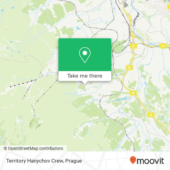 Territory Hanychov Crew map