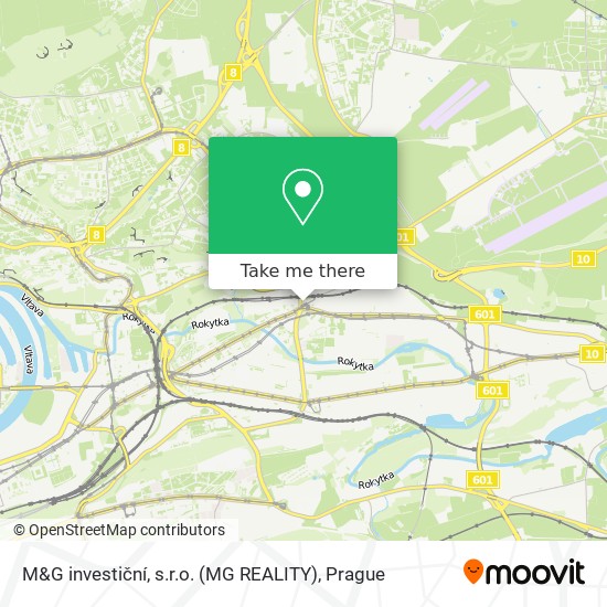 M&G investiční, s.r.o. (MG REALITY) map